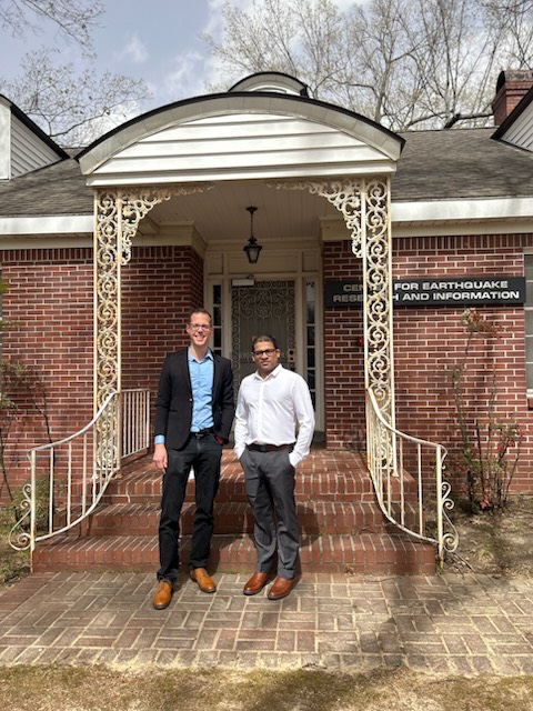 Roshan and Thomas after defense