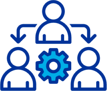 student and gear icon