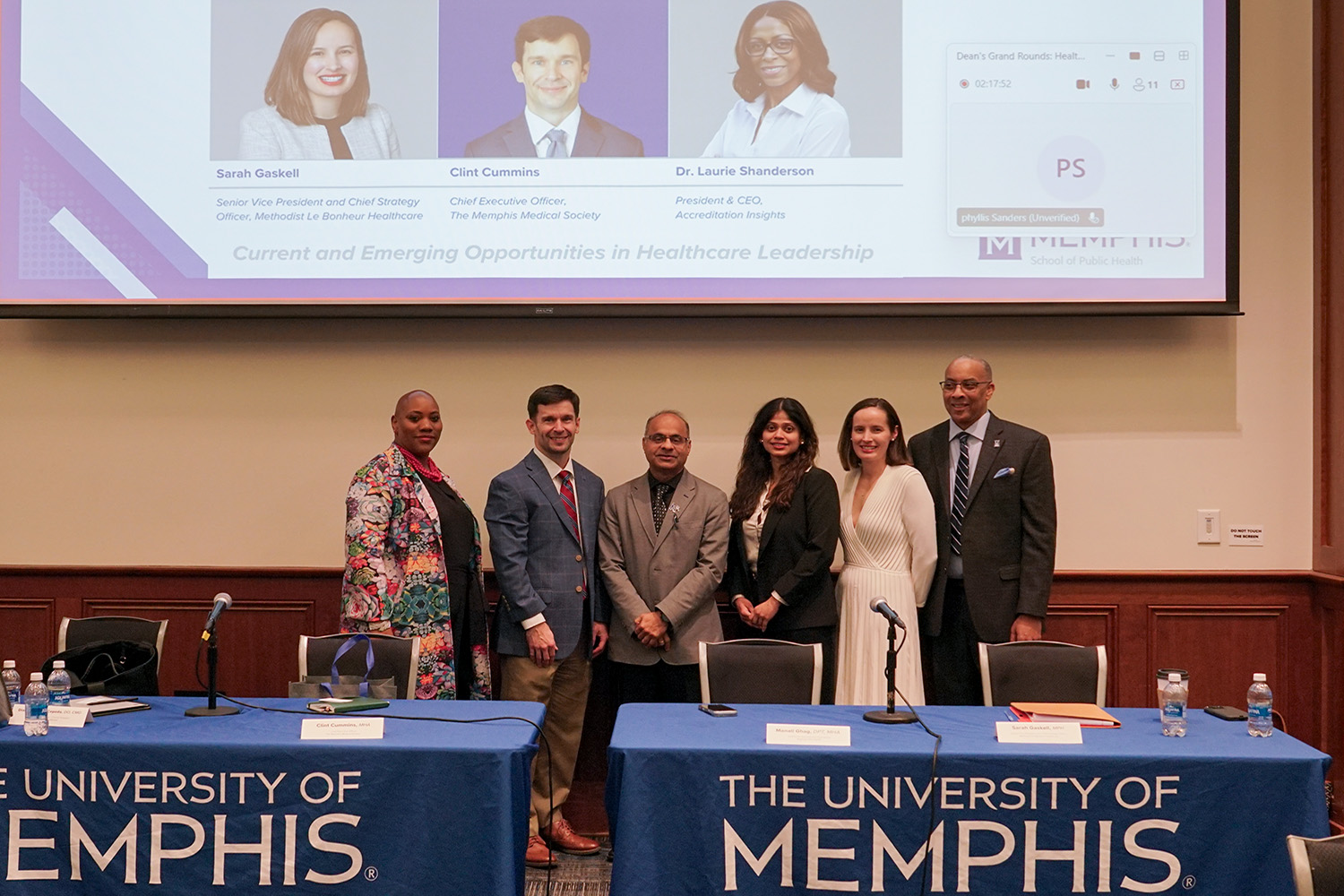 UofM SPH Hosts Dean’s Grand Rounds on Emerging Opportunities in Healthcare Leadership 