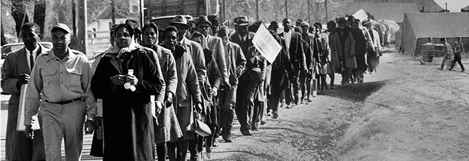 Fayette County Civil Rights Activist Marching