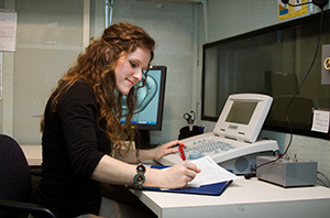 student recording data