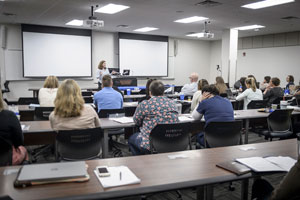 nurse educator teaching class