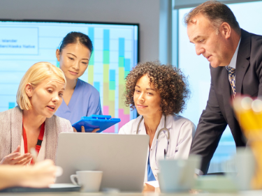 health communication professionals working together